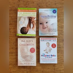 Books for Birth, Breastfeeding and Baby. Perfect for any expecting mom